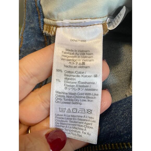 Madewell The Perfect Vintage Wide-Leg Jean in the harvey wash comfort stretch 27 - Picture 9 of 10